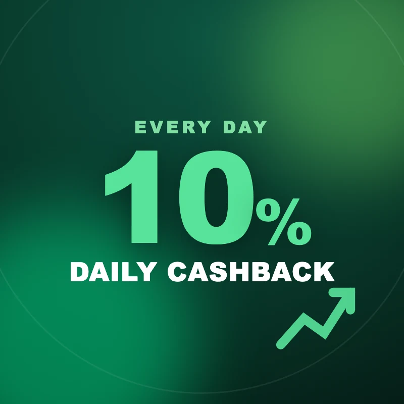 10% Daily Cashback